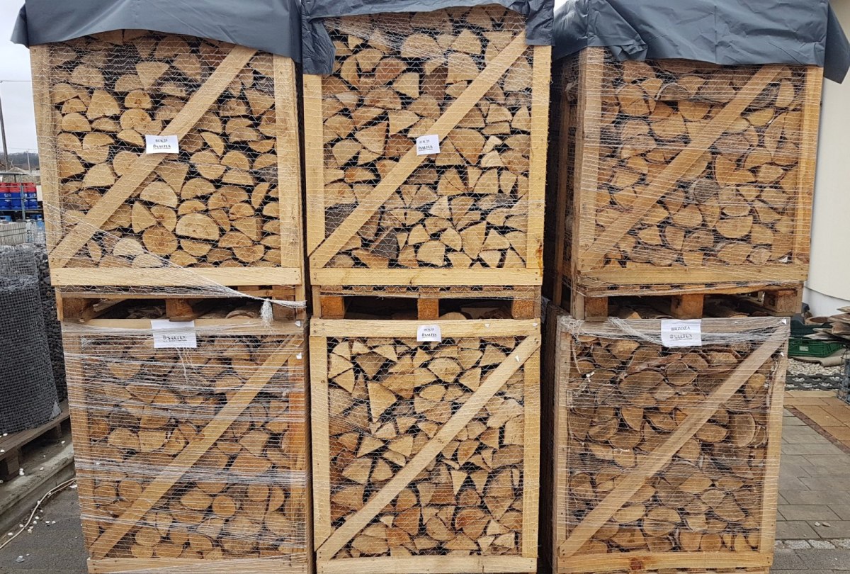 Drewno kominkowe / skrzynia