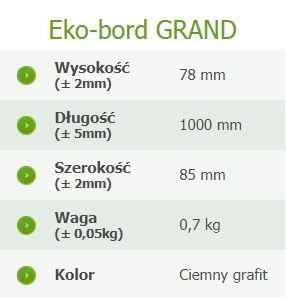 EKO-BORD Grand 78 mm