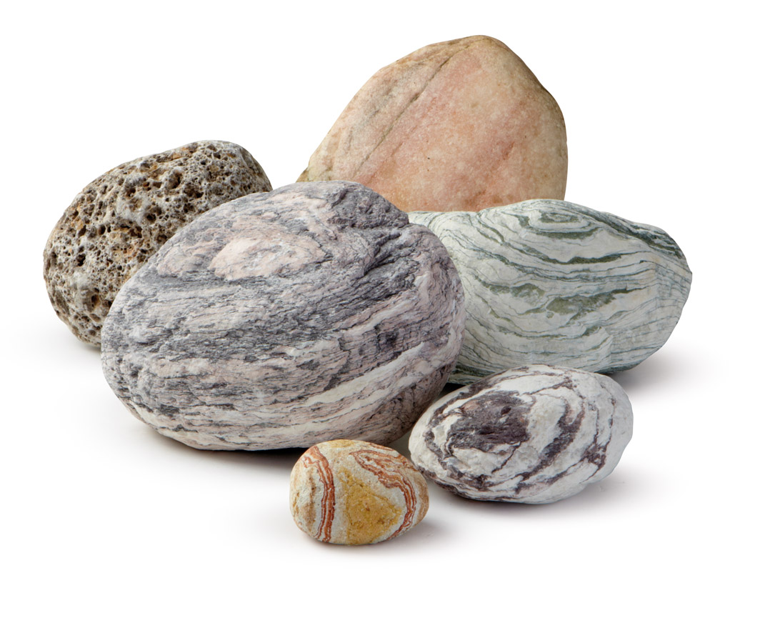 6 rodzajów kamieni do wykorzystania w aranżacji otoczenia.